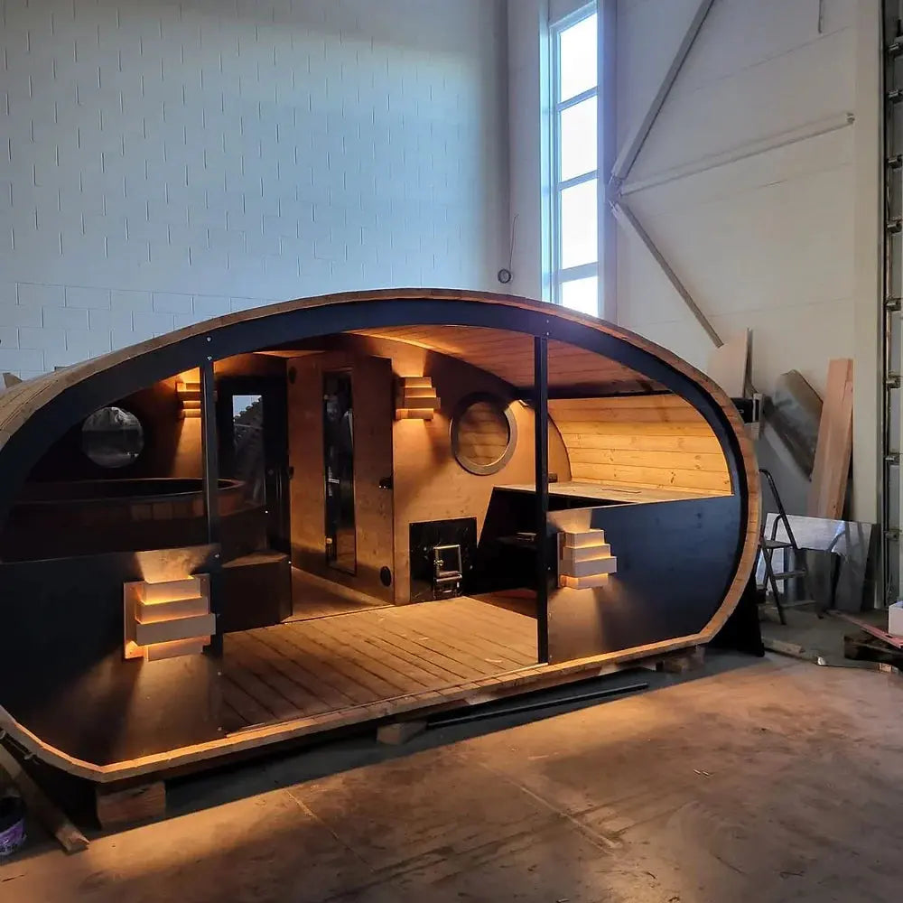 2-Room Hobbit Sauna Sunny Hot Tubs