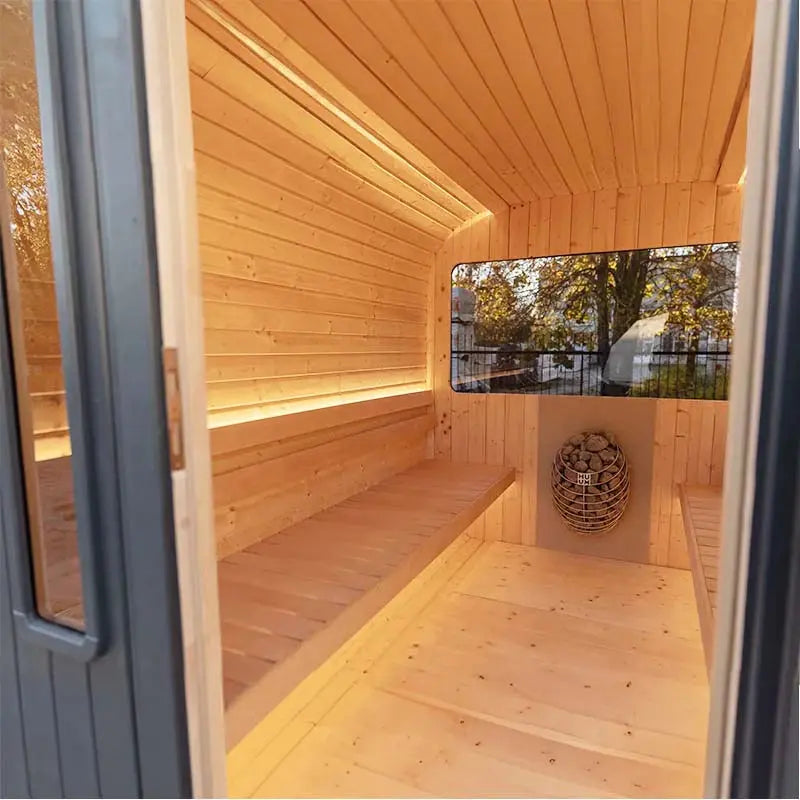 Luna Outdoor Sauna 2.3 x 2.4m Viking Industrier