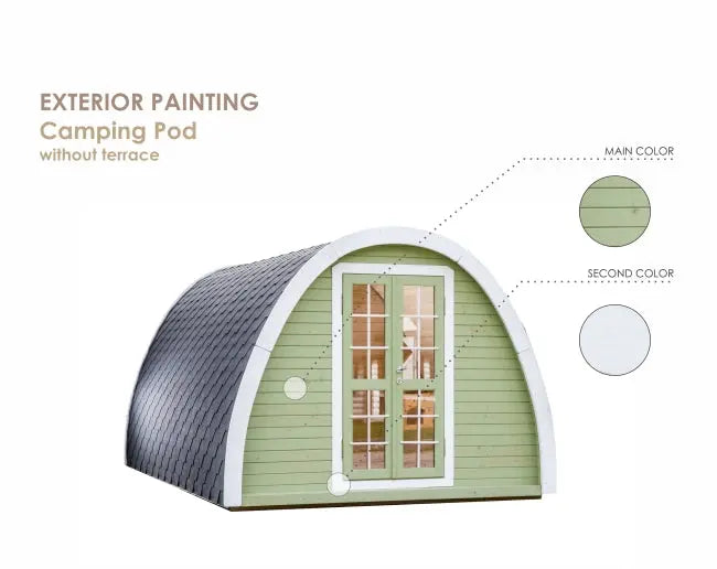 Thermowood Camping Pod M Viking Industrier