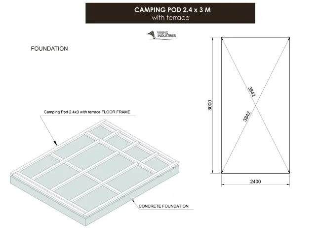 Thermowood Camping Pod M Viking Industrier
