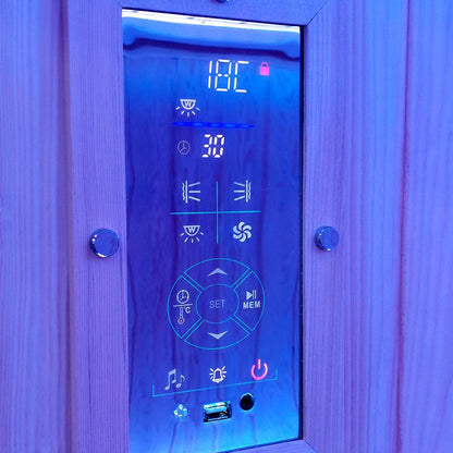 Far Infrared Sauna 1300mm x 1300mm - 2 Persons