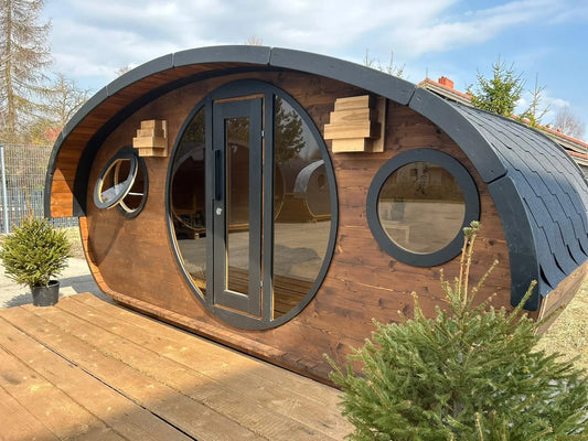 2-Room Hobbit Sauna Sunny Hot Tubs