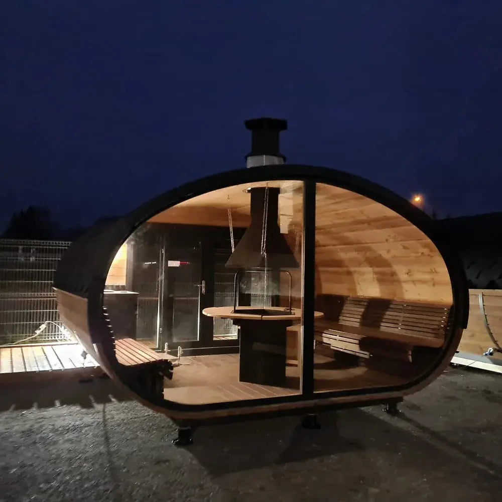 2-Room Hobbit Sauna Sunny Hot Tubs