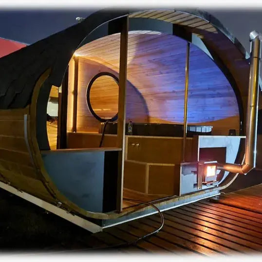 2-Room Hobbit Sauna Sunny Hot Tubs