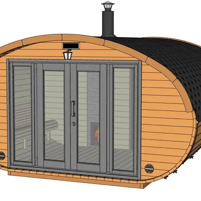 2-Room Hobbit Sauna Sunny Hot Tubs