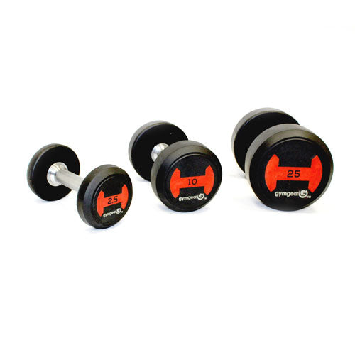 2.5 - 50kg Rubber Dumbbells Set