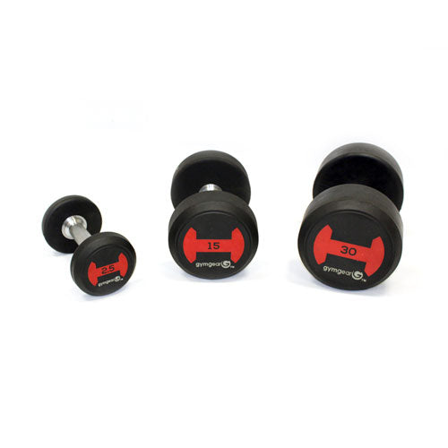 2.5 - 50kg Rubber Dumbbells Set