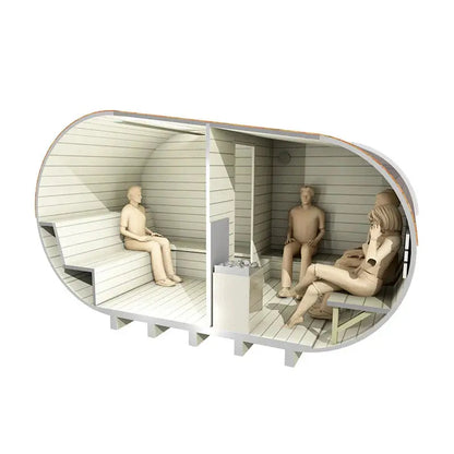 Delight Outdoor Sauna 2.4 x 4.3m Viking Industrier