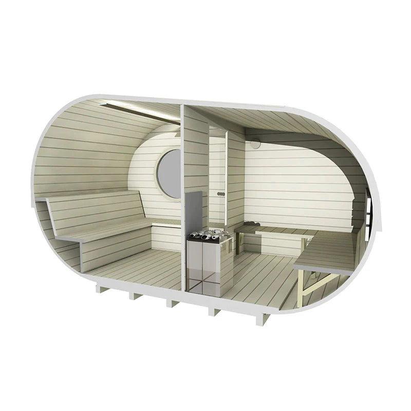 Delight Outdoor Sauna 2.4 x 4.3m