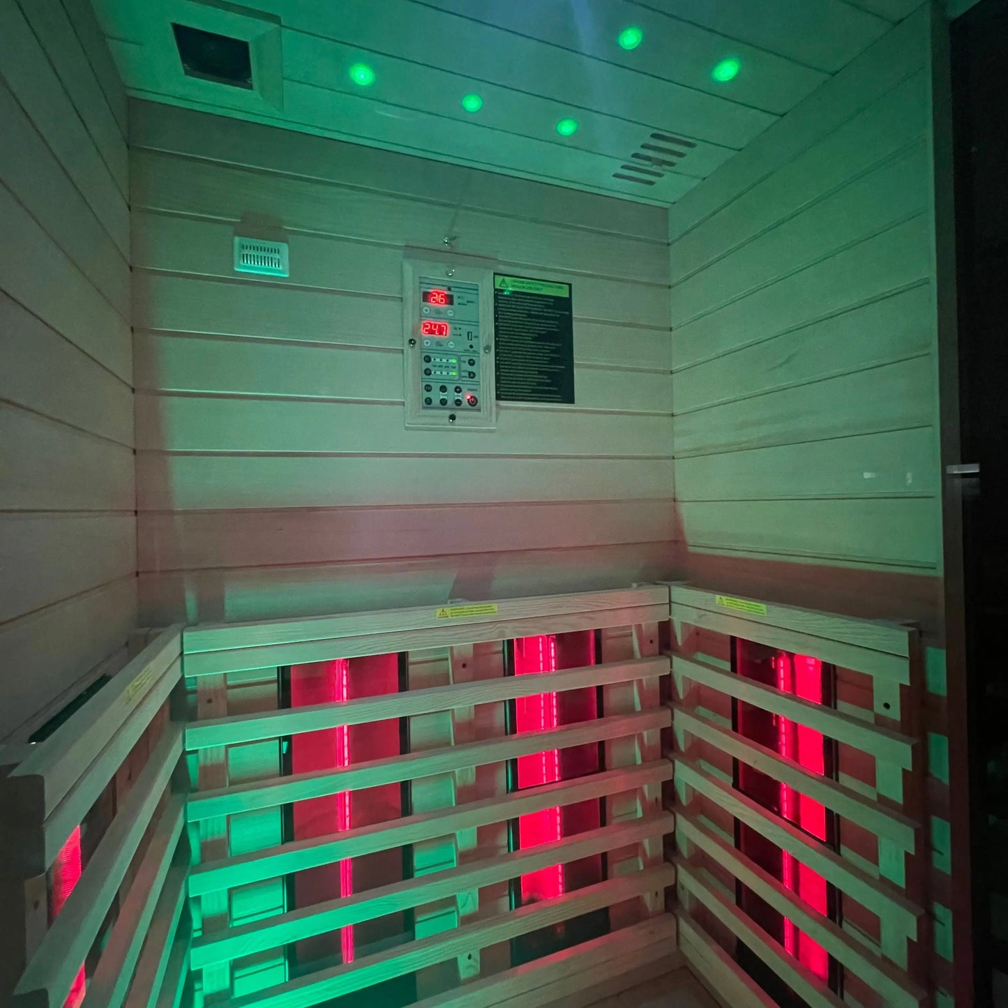 Far Infrared Sauna 1000mm x 900mm - 2 Persons Insignia