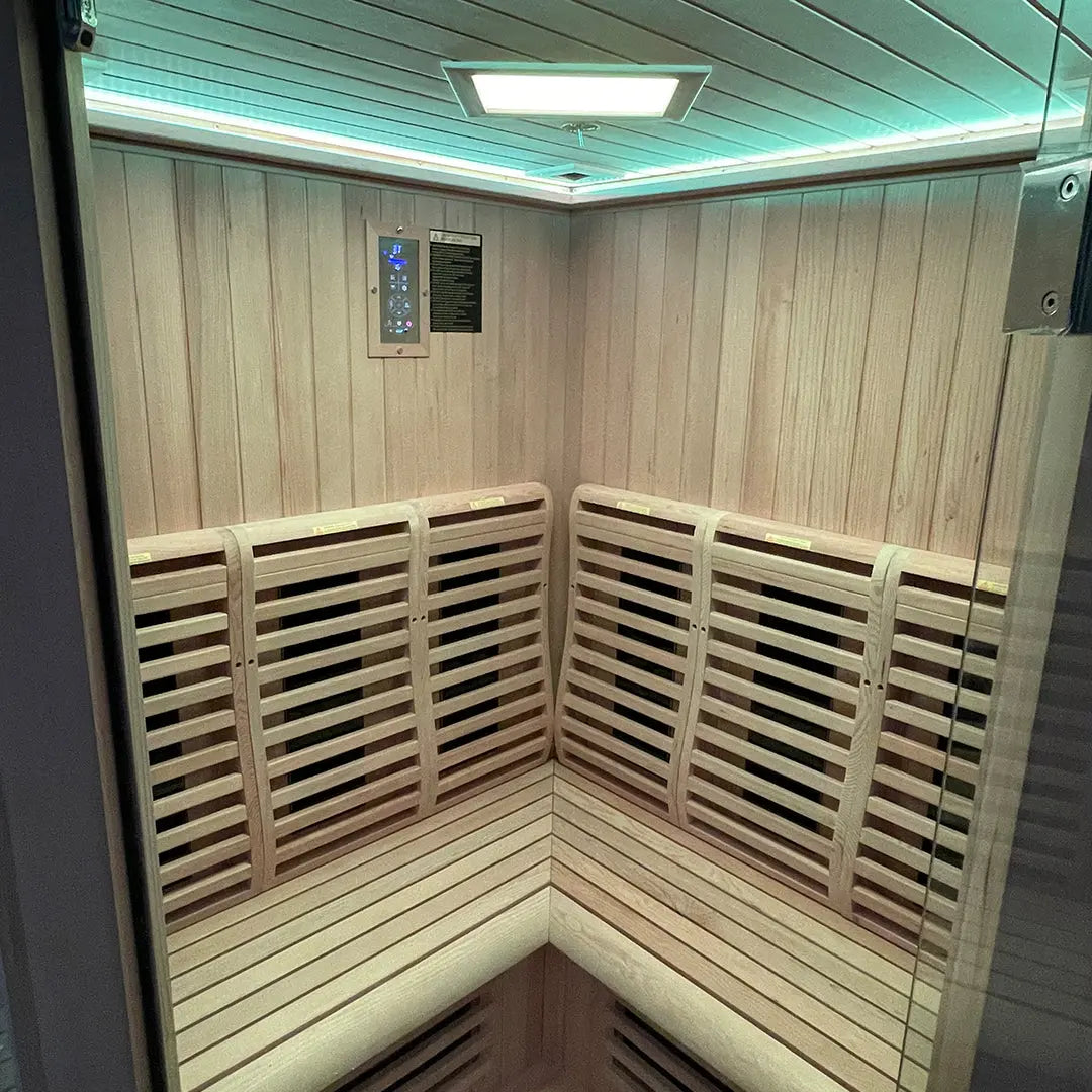 Far Infrared Sauna 1300mm x 1300mm - 2 Persons Insignia