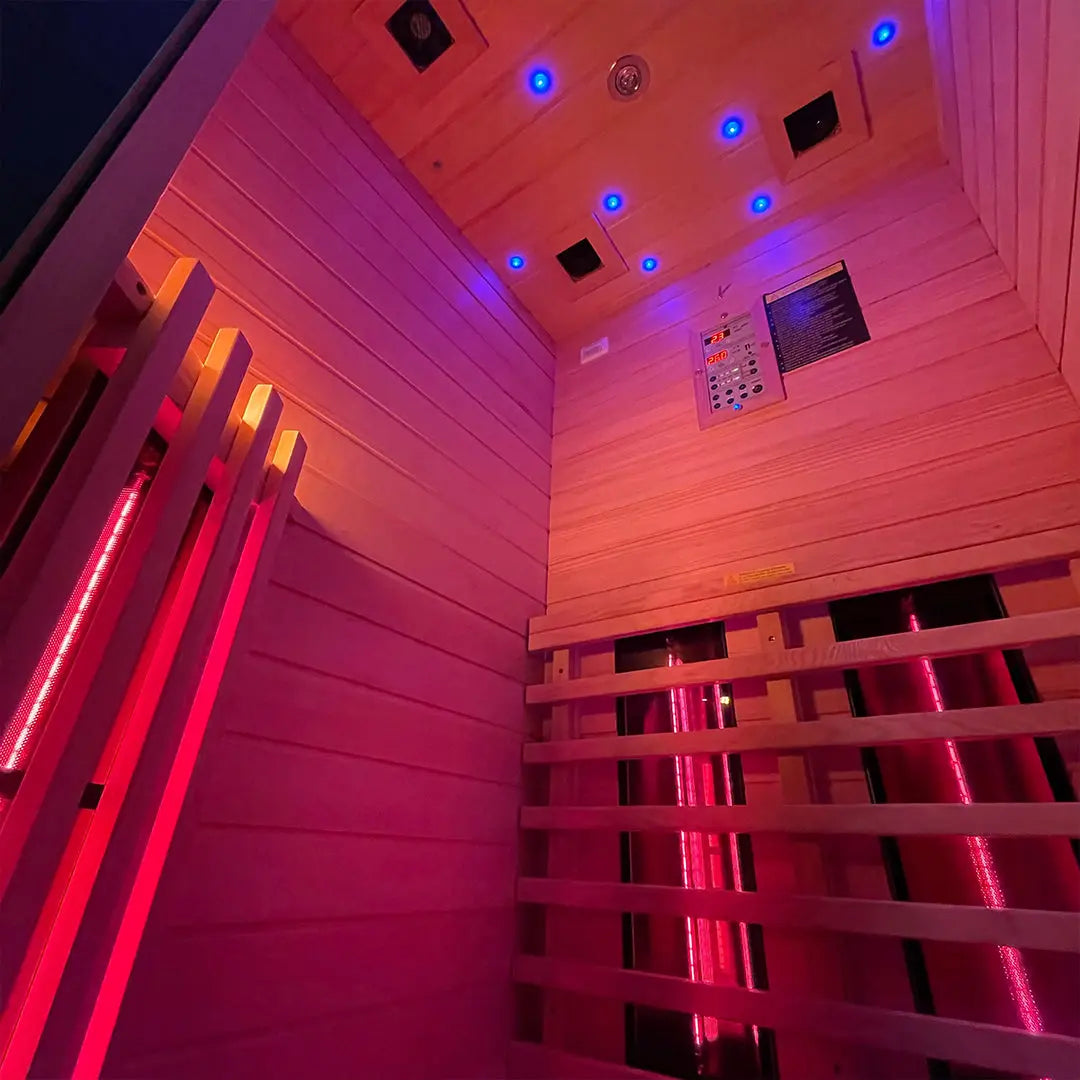 Far Infrared Sauna 900mm x 900mm - 1 Person Insignia