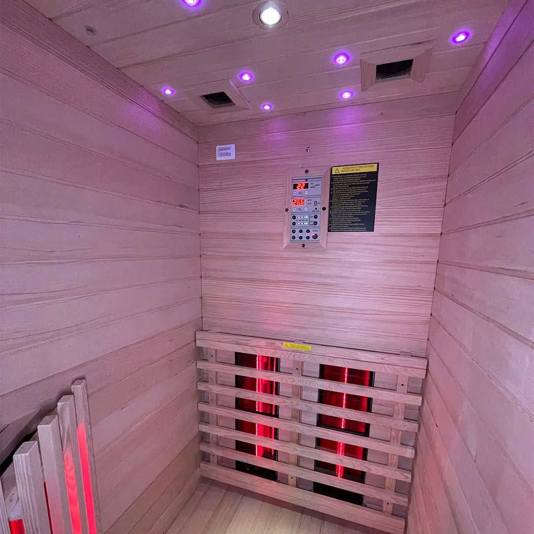 Far Infrared Sauna 900mm x 900mm - 1 Person Insignia