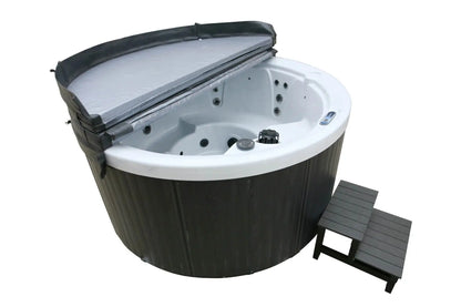 H2O 1000 Series 5-Person 13A Plug & Play Round Hot Tub H2O Hot Tubs