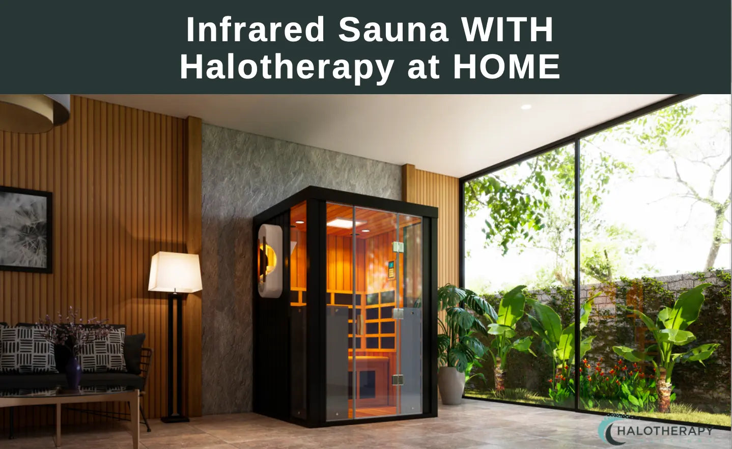 HaloSauna™ Infrared Salt Sauna - 2 Persons Halotherapy Solutions