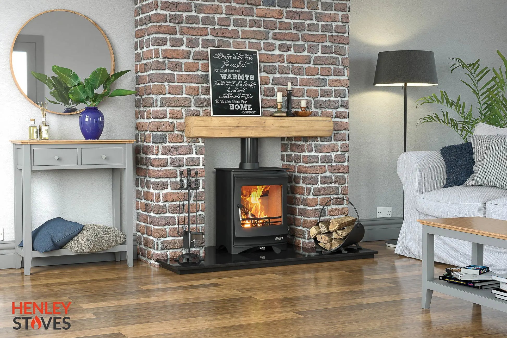 Henley Elcombe 5kW – Multi Fuel (Eco & Defra) Henley Stoves