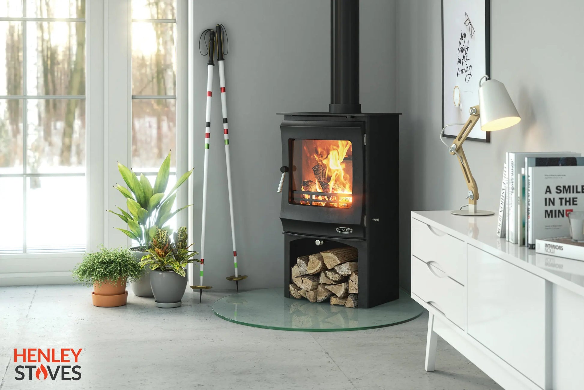 Henley Elcombe 5kW – Multi Fuel (Eco & Defra) Henley Stoves