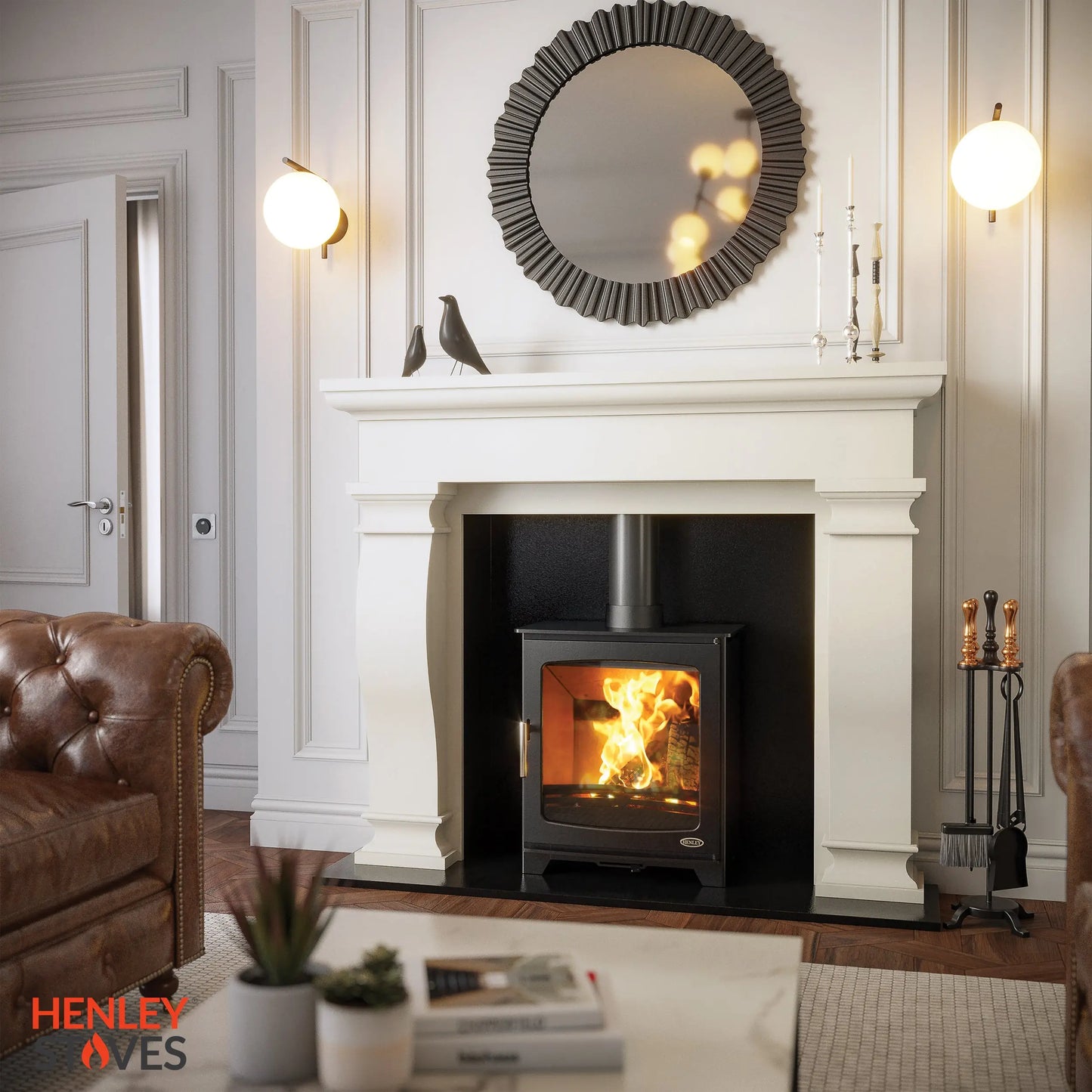 Henley Hazelwood 5kW Landscape Wood Burning (Eco) Henley Stoves