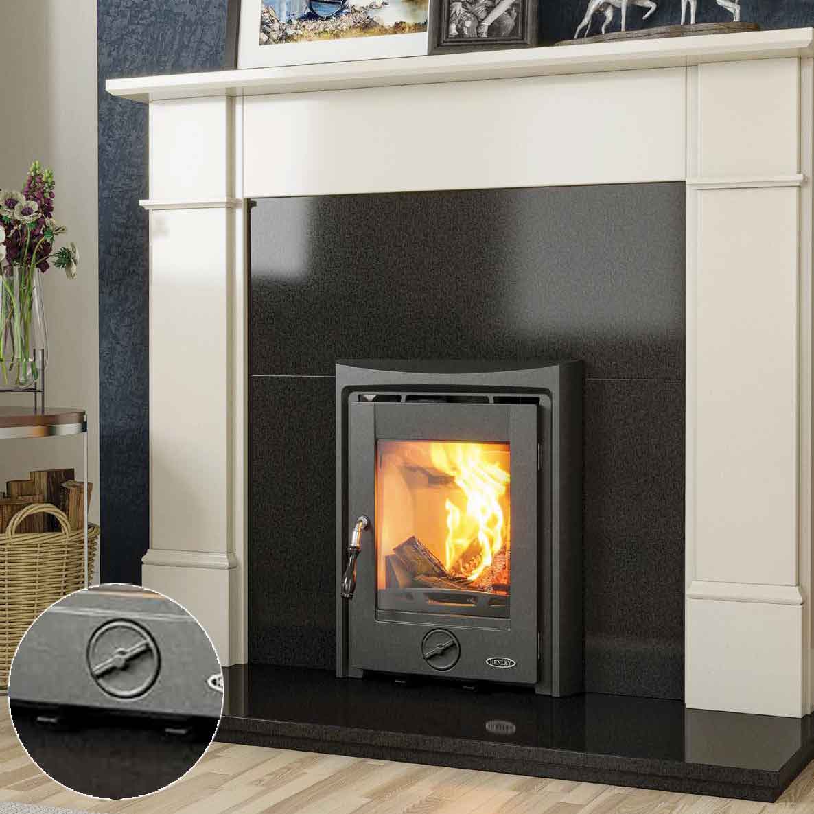 Henley Muckross Insert 4.6kW Multi fuel (Eco + Defra) Henley Stoves