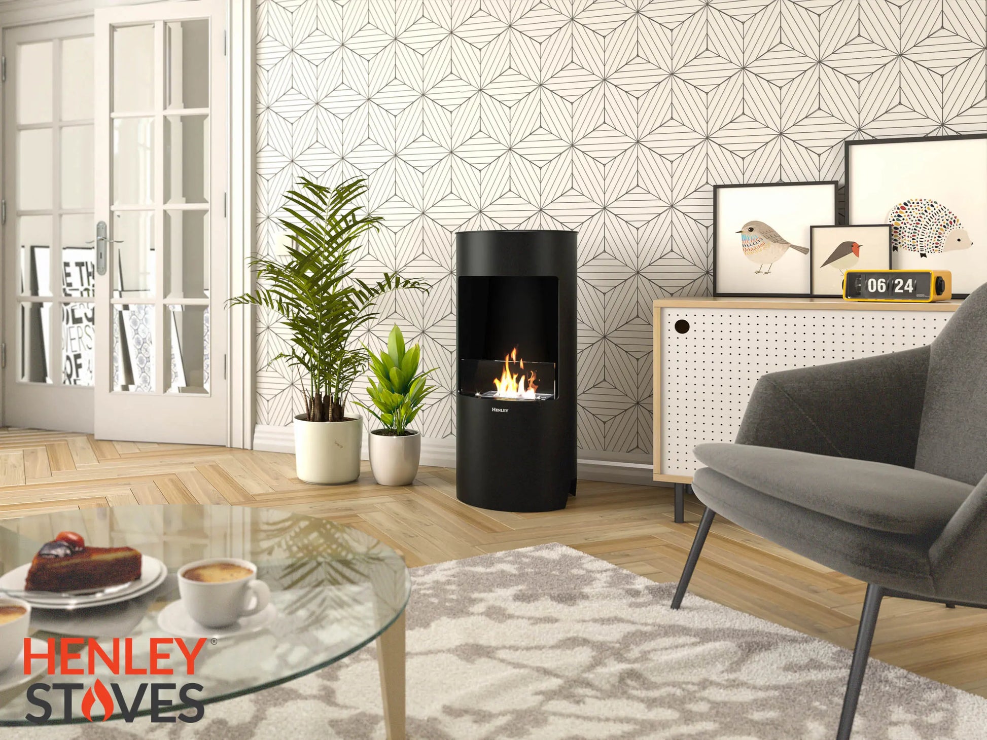 Henley Paris Bioethanol Fire Henley Stoves