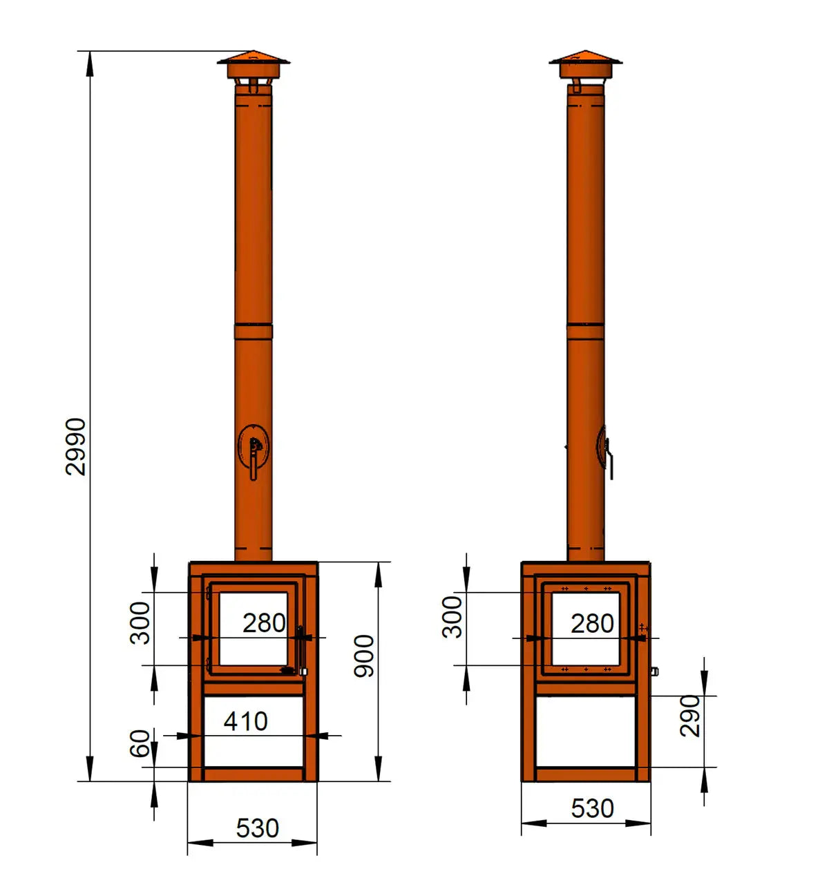 Henley Thor 12 Outdoor Wood Stove Henley Stoves