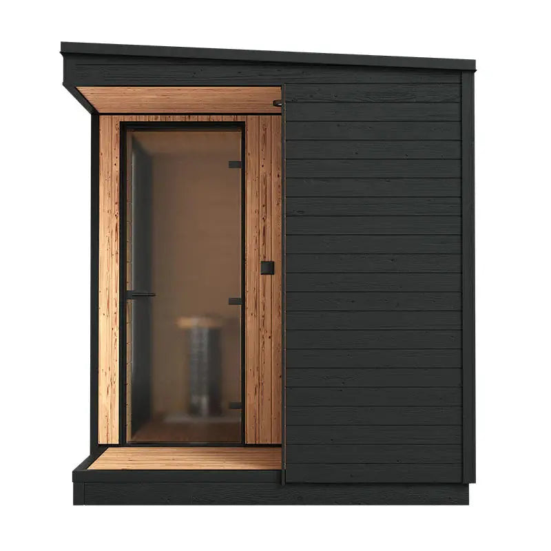 KUUT Electrical Outdoor Sauna L with Shower KUUT