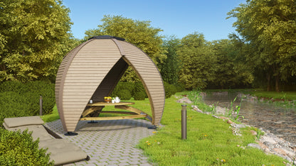 Huuden Crown Shield Garden Shelter