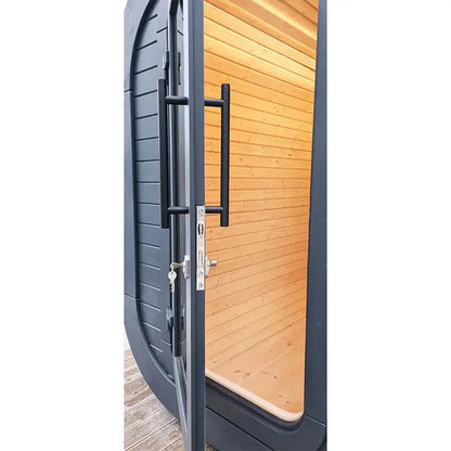 Luna Outdoor Sauna 3.3 x 2.4m with Changing Room Viking Industrier