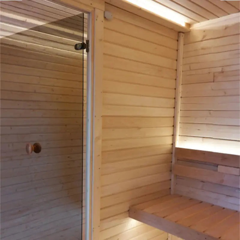 Luna Outdoor Sauna 3.3 x 2.4m with Changing Room Viking Industrier