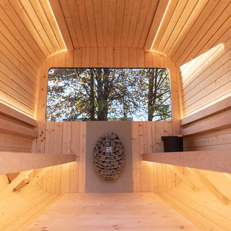 Luna Outdoor Sauna 2.3 x 2.4m