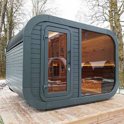 Luna Outdoor Sauna 3.3 x 2.4m with Changing Room