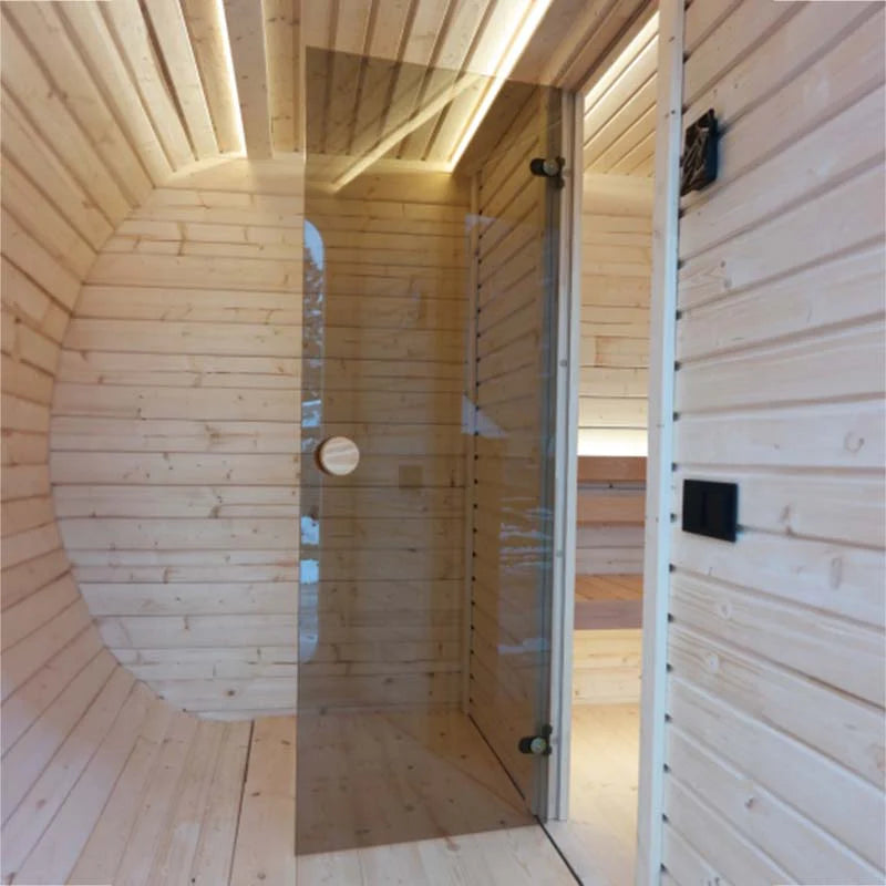 Luna Outdoor Sauna 3.3 x 2.4m with Changing Room