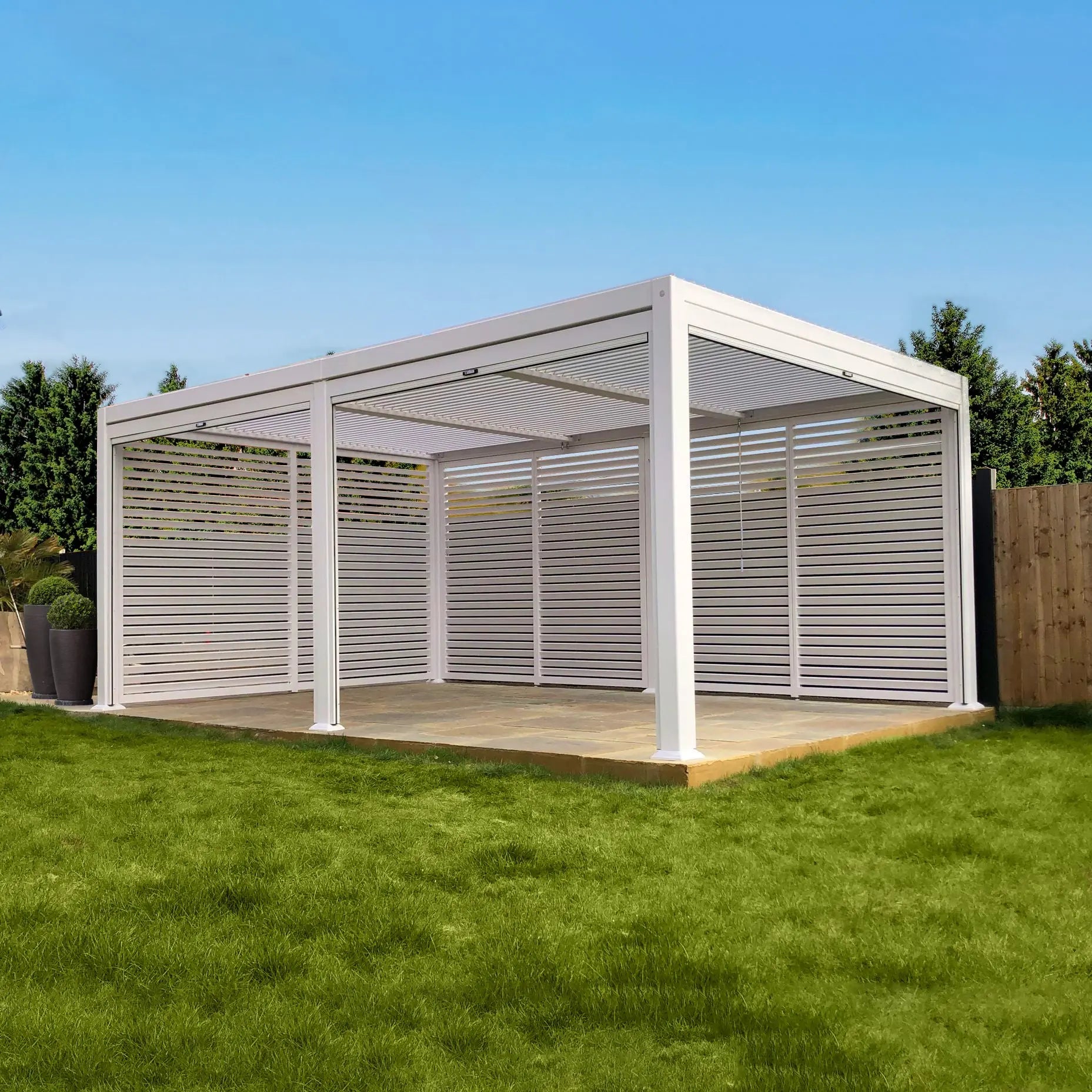 Maranza Deluxe Louvered Pergola 3.5x5.4m Suns Lifestyle