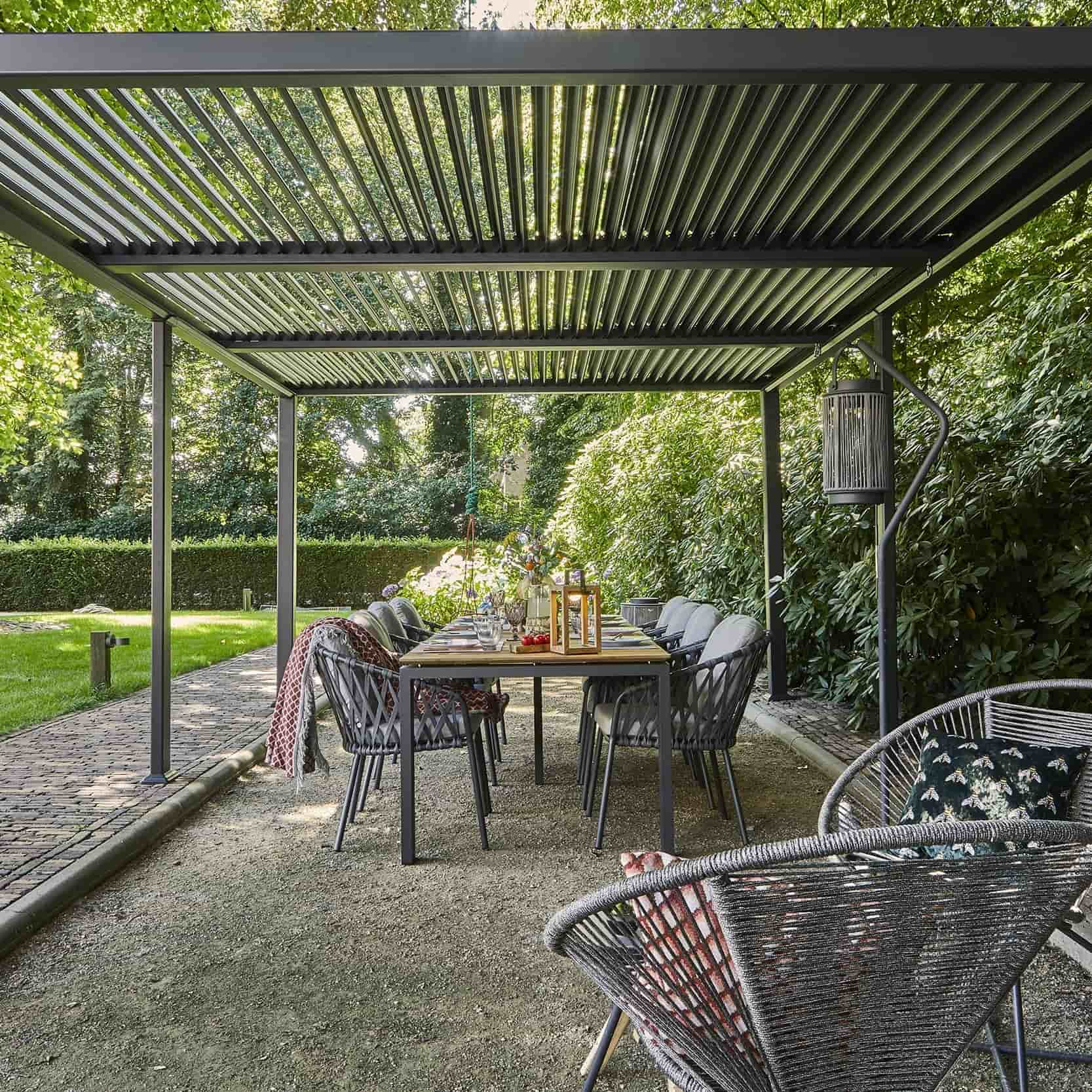 Maranza Deluxe Louvered Pergola 3.5x5.4m Suns Lifestyle