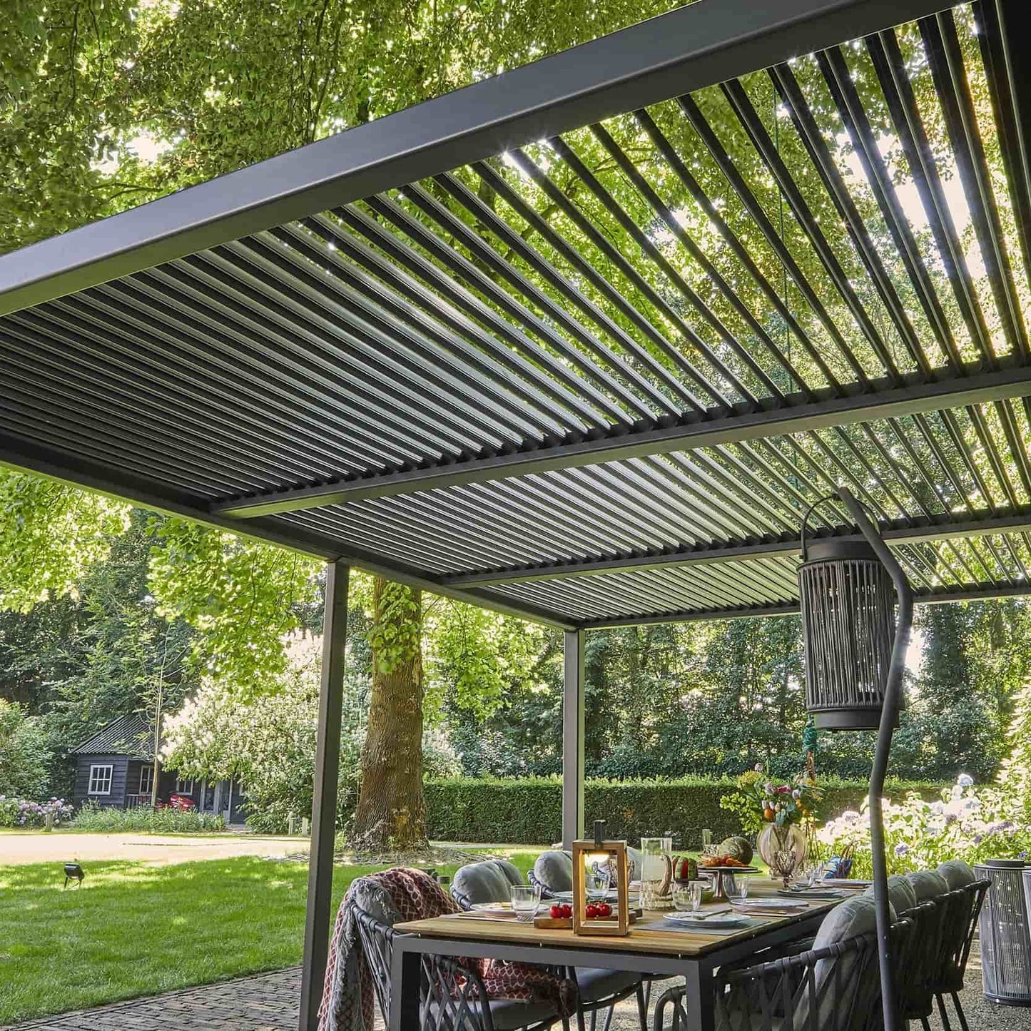 Maranza Deluxe Louvered Pergola 3.5x5.4m Suns Lifestyle