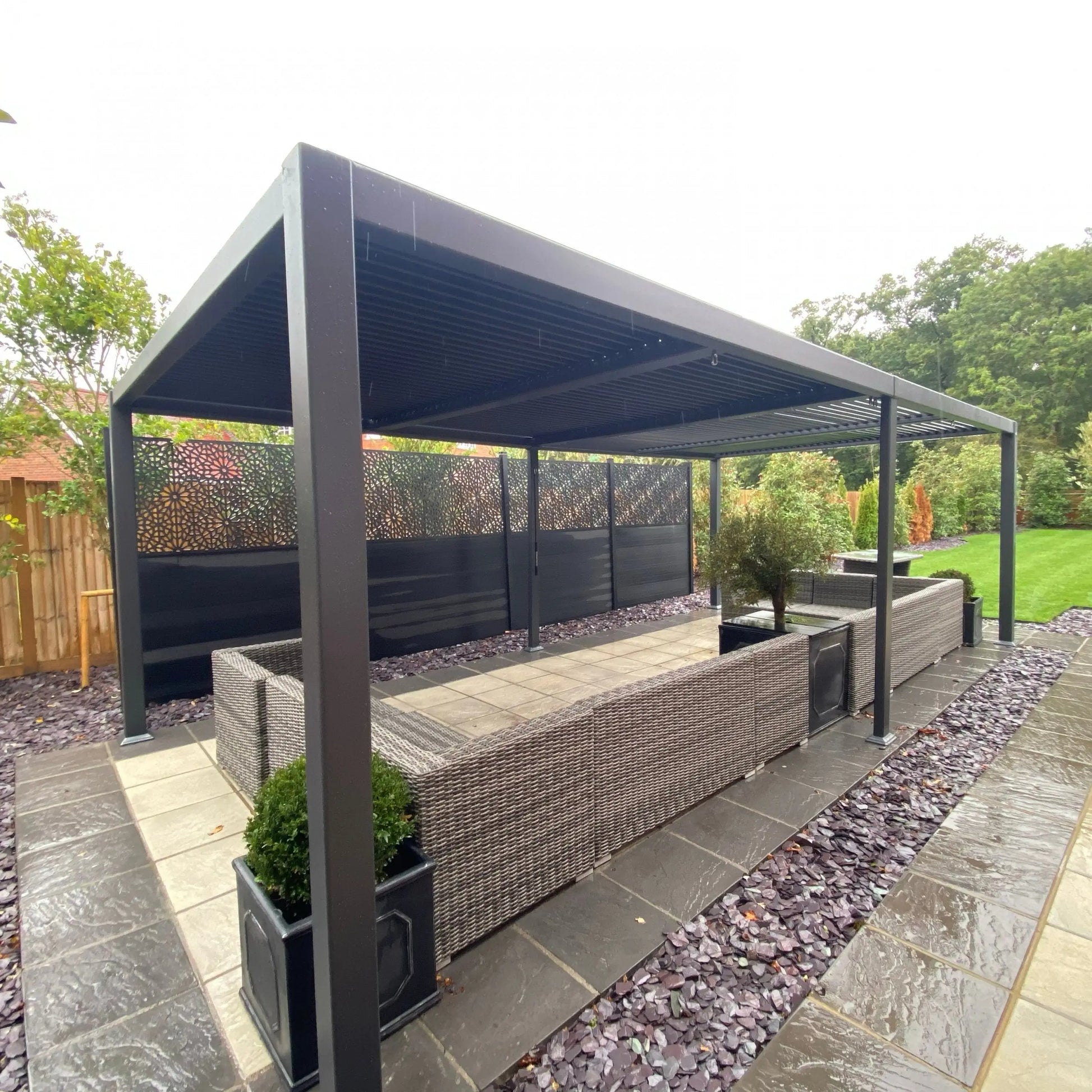 Maranza Deluxe Louvered Pergola 3.5x7.2m Suns Lifestyle