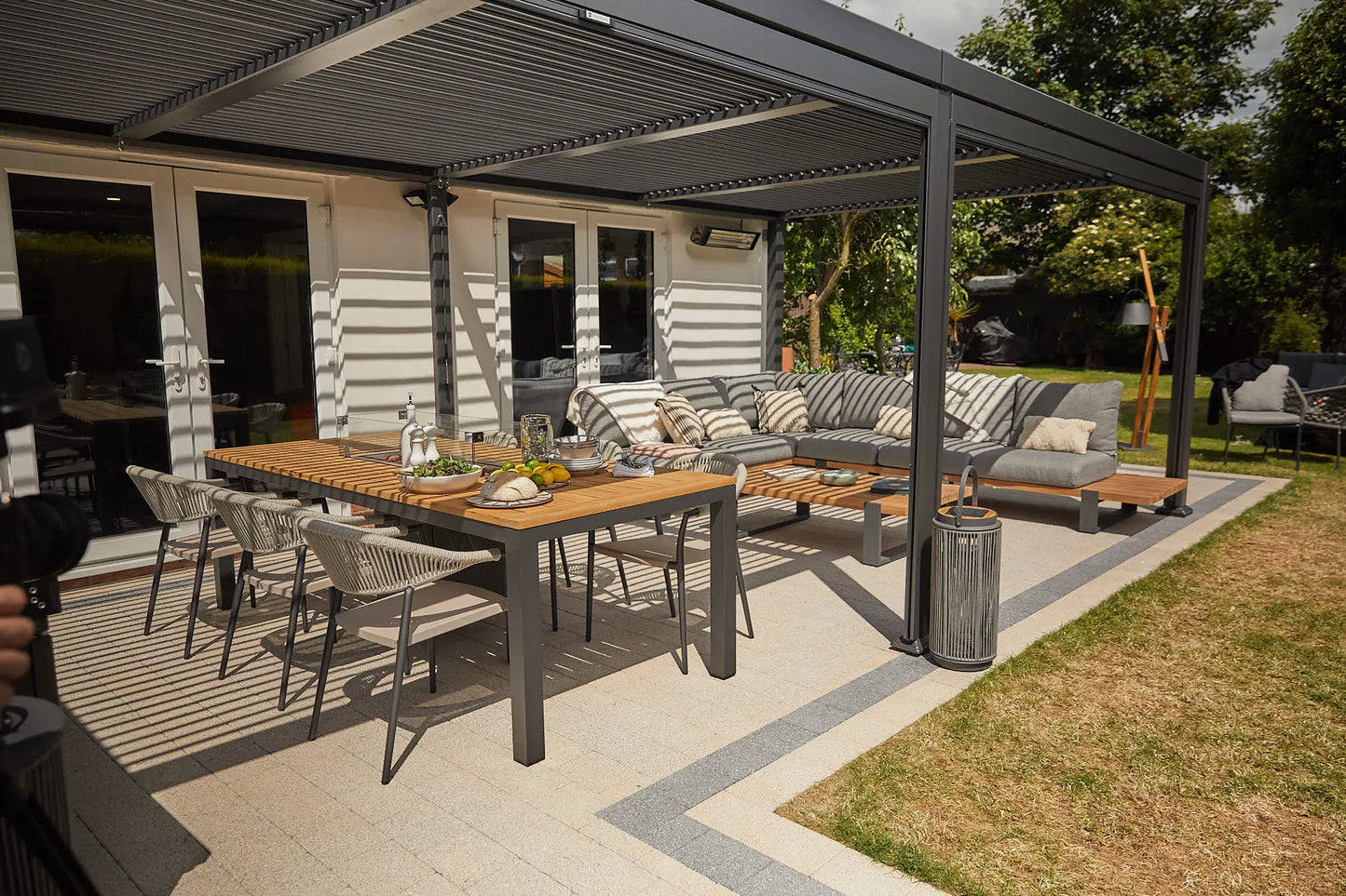 Maranza Deluxe Louvered Pergola 3.5x7.2m Suns Lifestyle