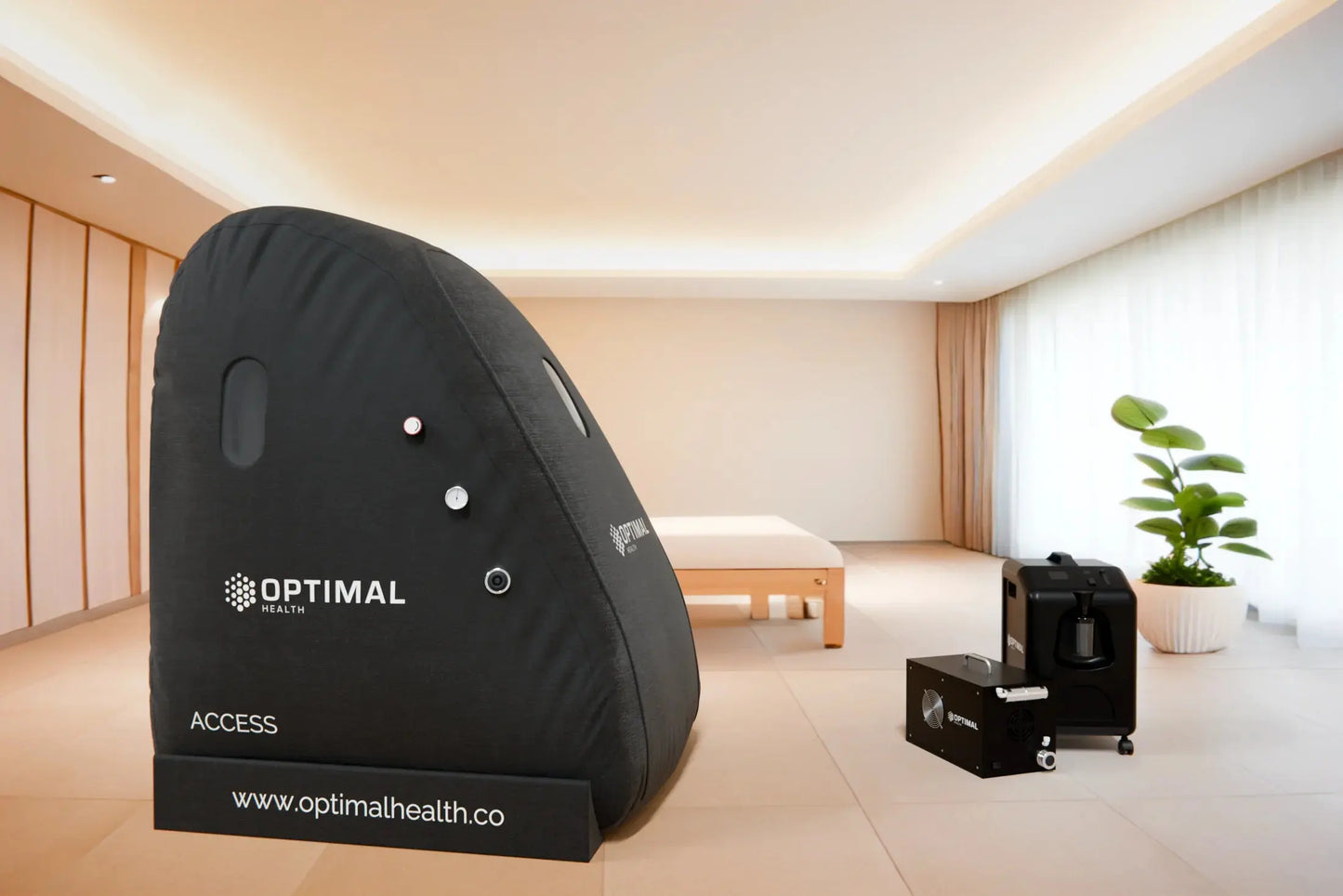 Optimal Health Access - Soft Hyperbaric Oxygen Chamber Recover Hyperbarics