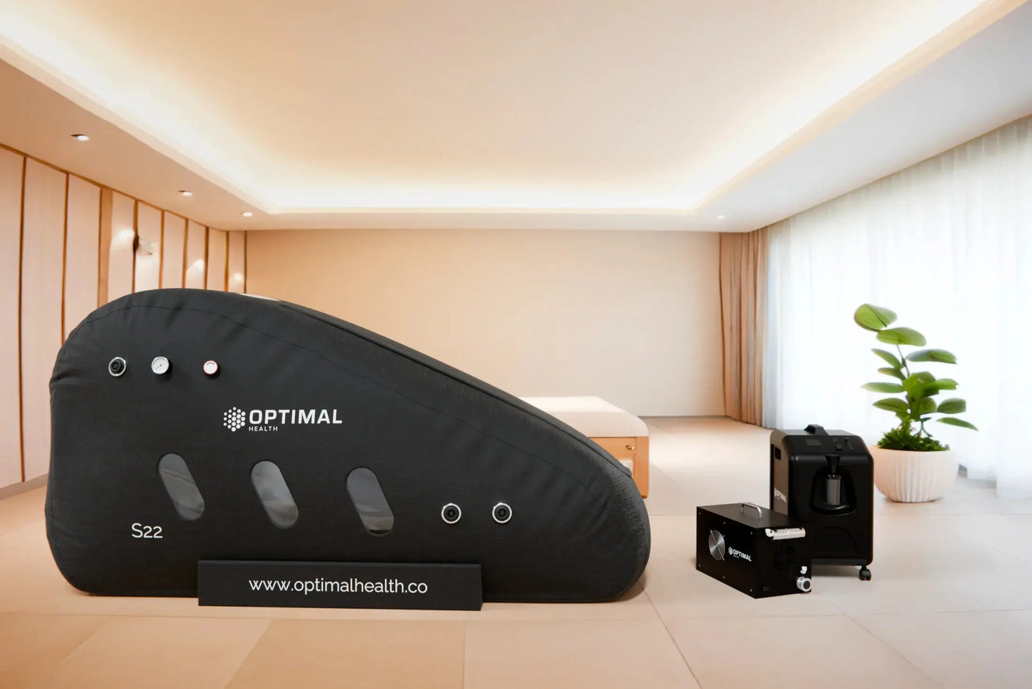 Optimal Health S22 - Soft Hyperbaric Oxygen Chamber Optimal Health