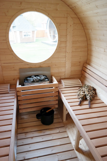 Viking Barrel Sauna With Side Entrance 2.2 x 5.9m