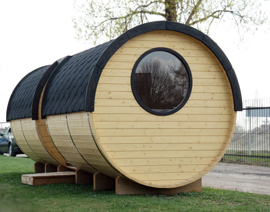 Viking Barrel Sauna With Side Entrance 2.2 x 5.9m