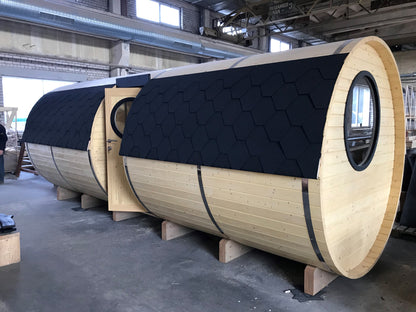 Viking Barrel Sauna With Side Entrance 2.2 x 5.9m