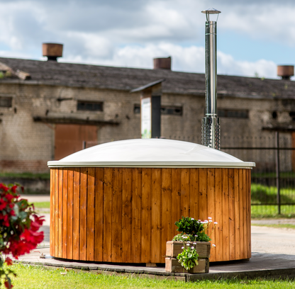 Fiberglass Hot Tub with Integrated Heater