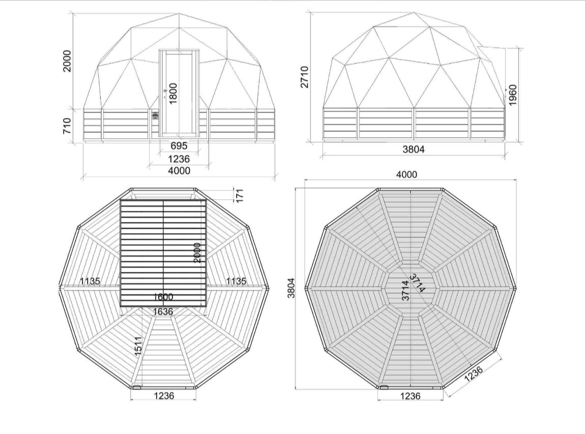 Stargazer Serenity: Luxury Glamping Pod