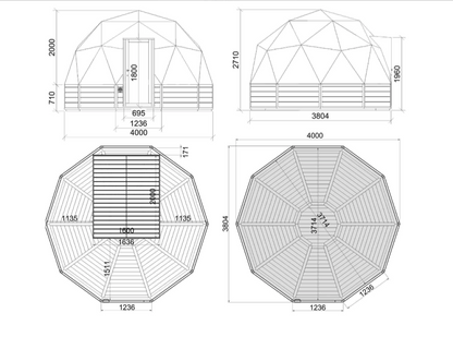 Stargazer Serenity: Luxury Glamping Pod