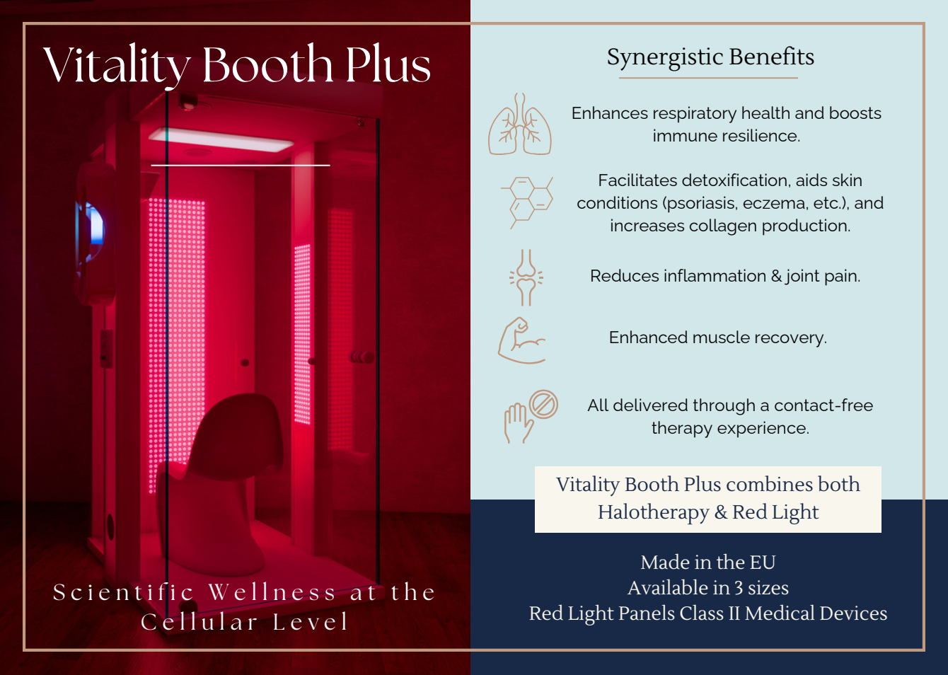 Vitality Booth™ Plus - 3 Persons