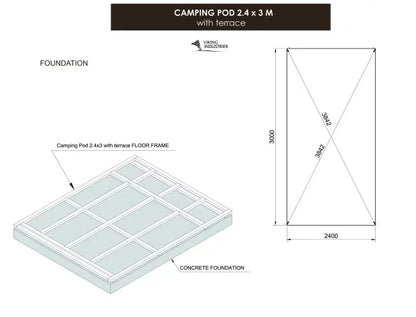Thermowood Camping Pod M Viking Industrier