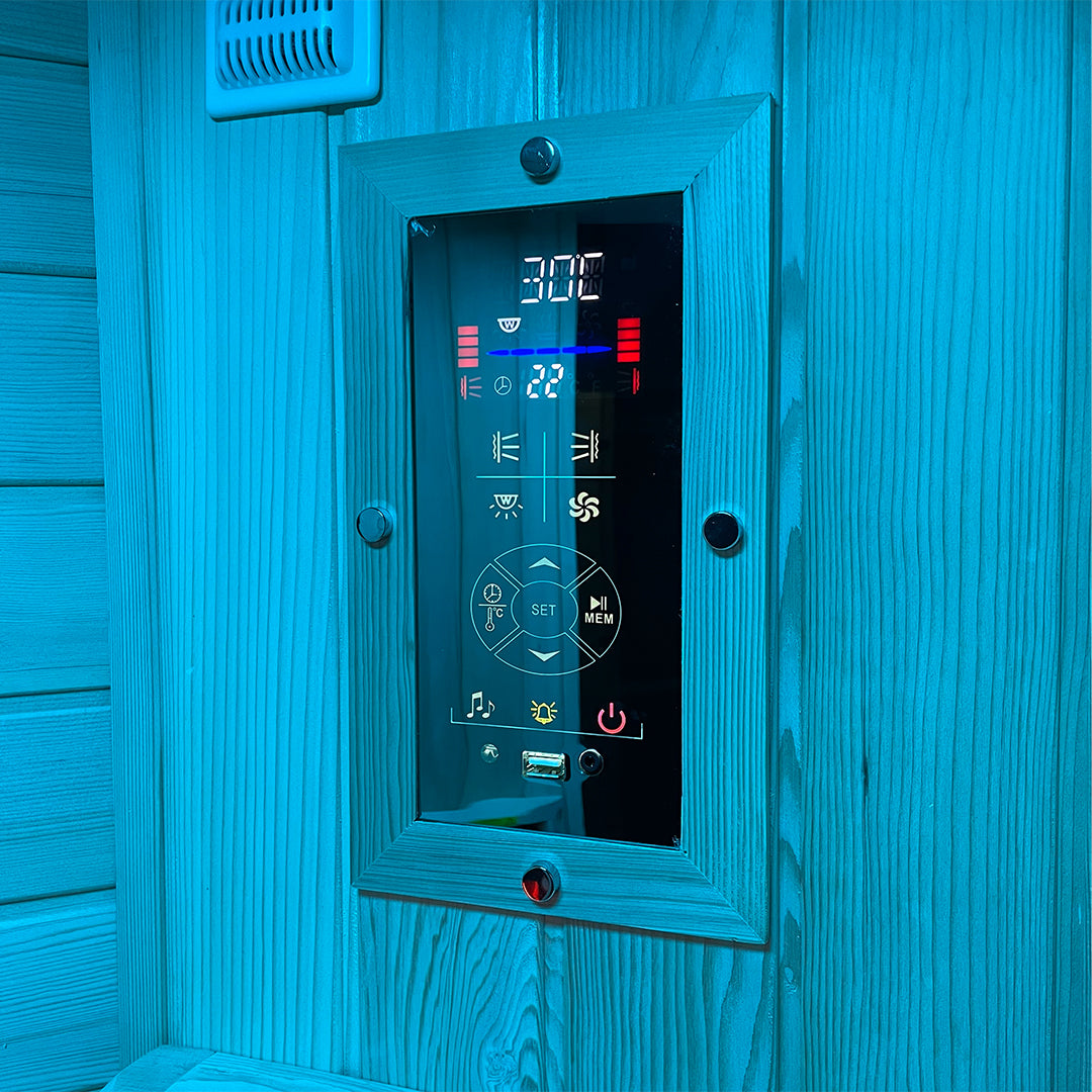 Far Infrared Sauna 1000mm x 1000mm - 2 Persons