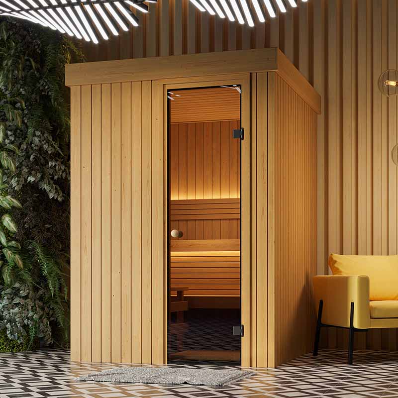 KUUT Indoor Sauna EMMA (Thermally Treated Alder)