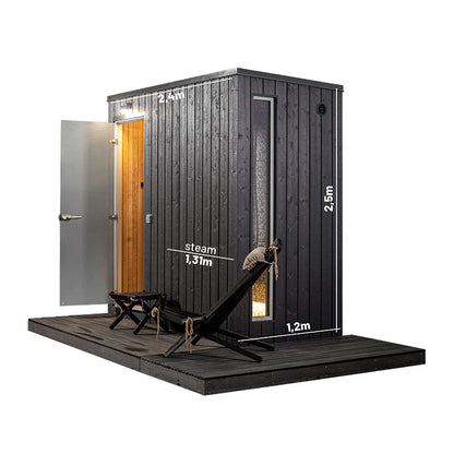 KUUT Outdoor Steam Sauna